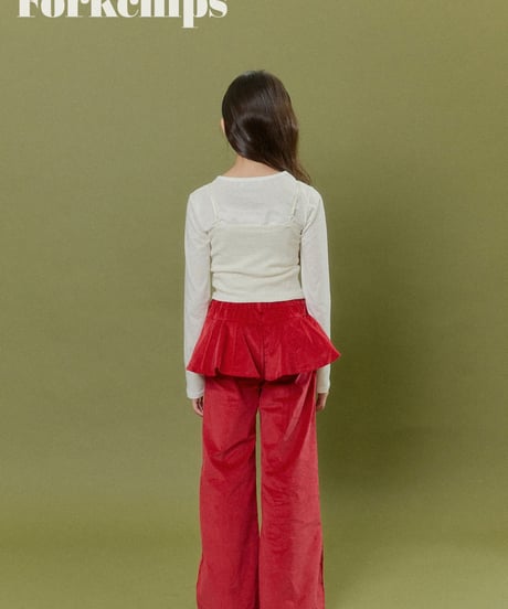 26[予約]FORKCHIPS muffin flare pants