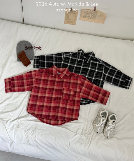 44[予約]matilda&lee buy check shirt