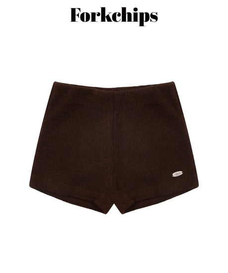 24[予約]FORKCHIPS woolly knit short pants