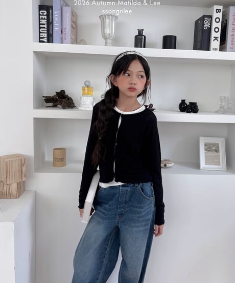 79[予約]matilda&lee button cardigan