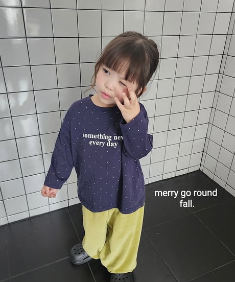 21[予約]merry go round mini dot t-shirt