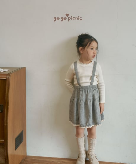 12[予約]go go picnic emily suspender skirt