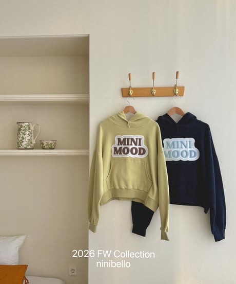 32[予約]ninibello mini mood hoodie(adult)