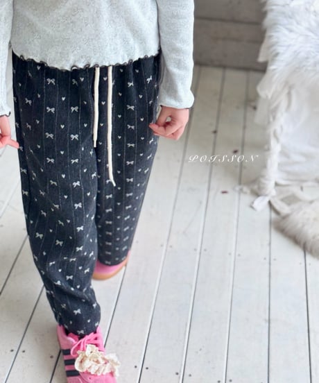 23[予約]poisson ribbon pants
