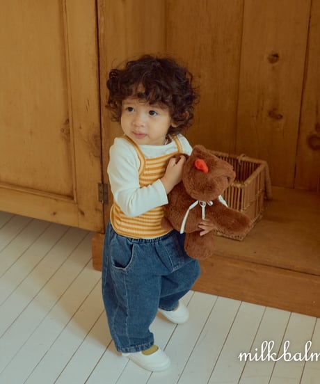 10[予約]milkbalm round denim pants