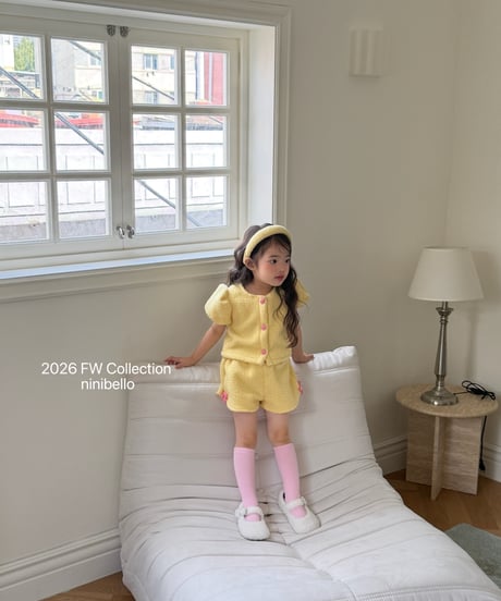 18[予約]ninibello meringue ribbon pants(12m-2XL)