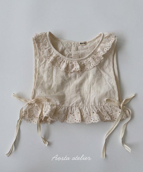 21[予約]Aosta lace olivia vest