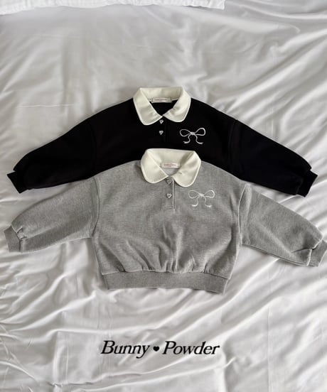 39[予約]bunny powder preppy collar mtm
