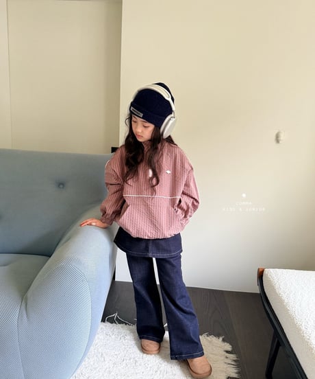 38[予約]COMMA half zip windbreaker