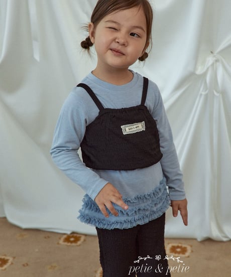 7[予約]petit&petit shasha frill t