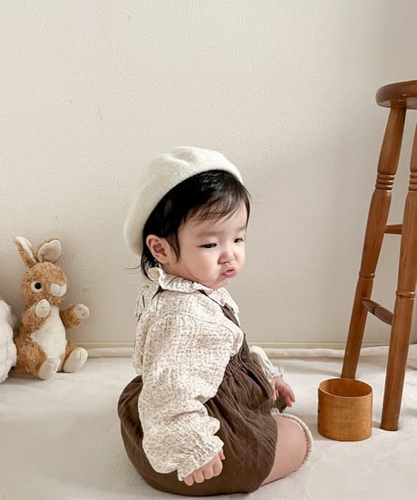 38[予約]mimi market pleated collar blanc