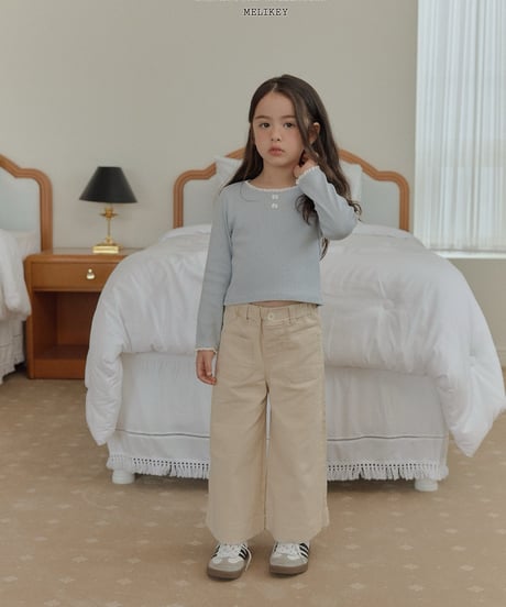 43[予約]melikey cotton wide pants