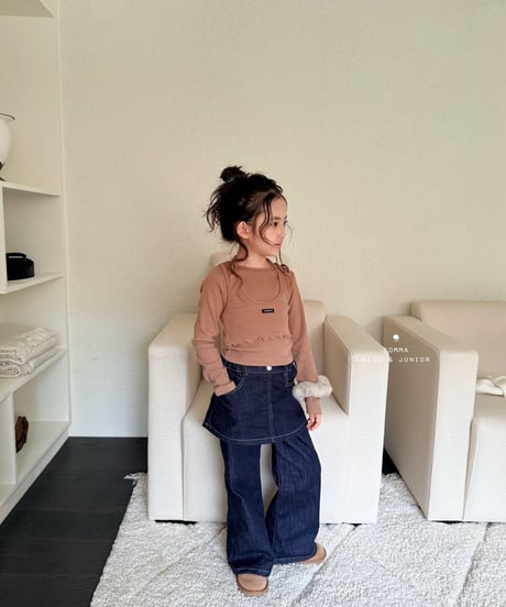 33[予約]COMMA skirt denim pants