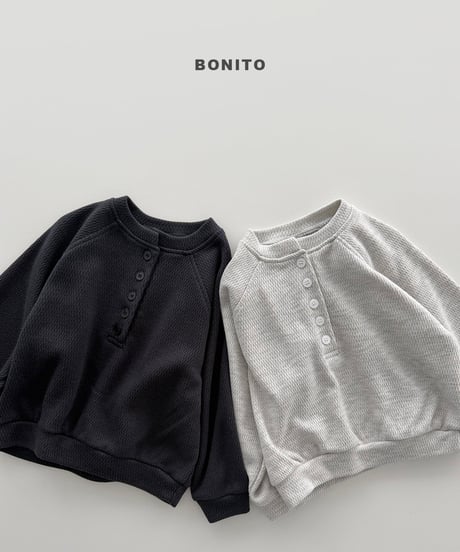 25[予約]bonito henley neck mtm