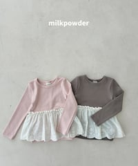10[予約]milkpowder jane tee