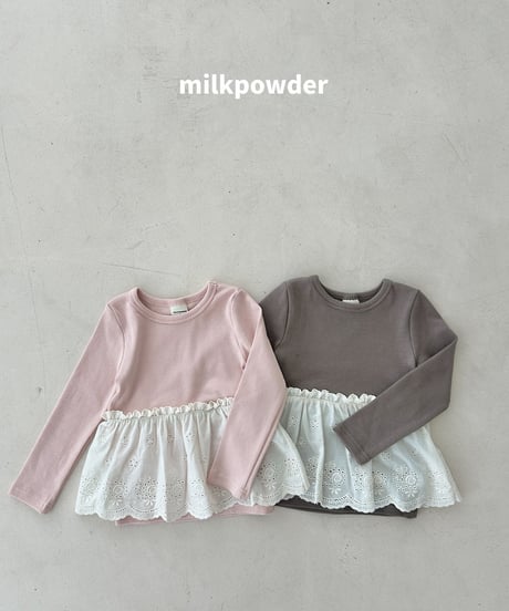 10[予約]milkpowder jane tee