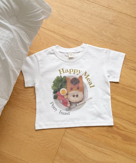 1[予約]ninibello happy meal short sleeve tee