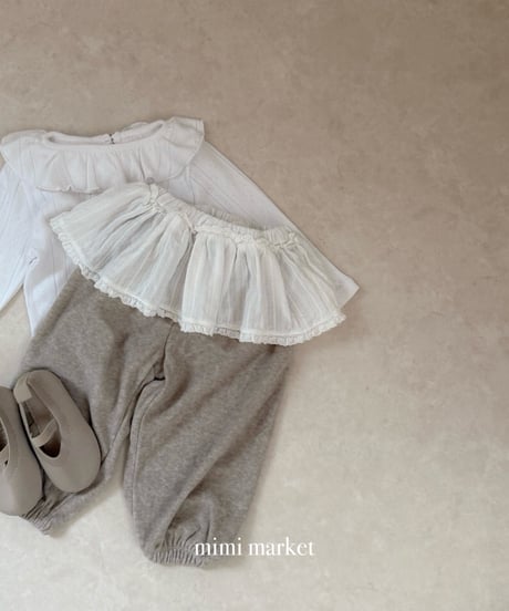 30[予約]mimi market terry jogger pants