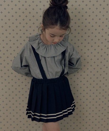 6[予約]送料無料 the beige flower bluse