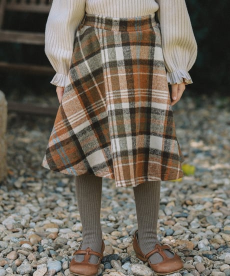 23[予約]mon Atelier celim check skirt