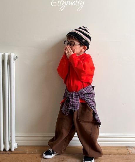 23[予約]ELLYMOLLY beef fleece pants