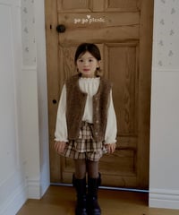 1[予約]go go picnic teddy vest