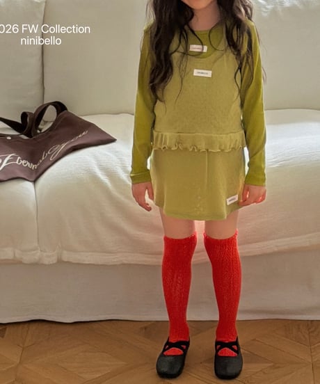 15[予約]ninibello vivi eyelet skirt