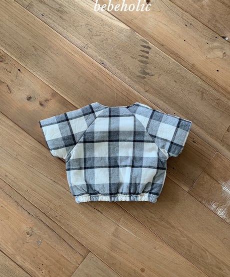 59[予約]bebeholic check jumper