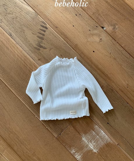 25[予約]bebeholic jeny ruffle tee