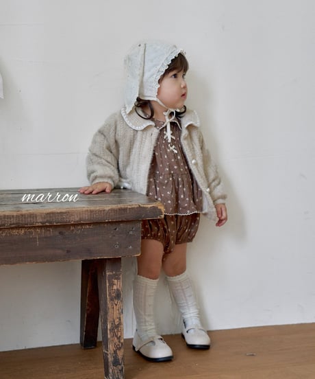 7[予約]marron chloe cardigan(XS-L)