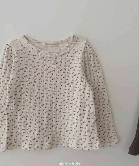 6[予約]aladin eyelet puff tee