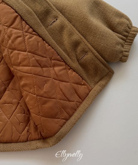 4[予約]ELLYMOLLY fluffy wool coat