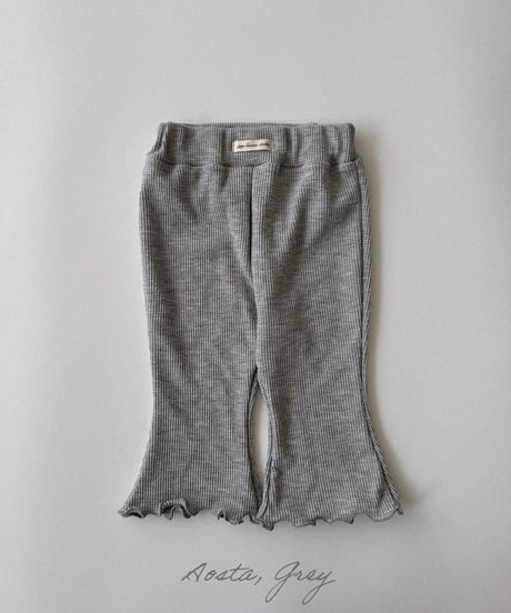 50[予約]Aosta jelly waffle pants