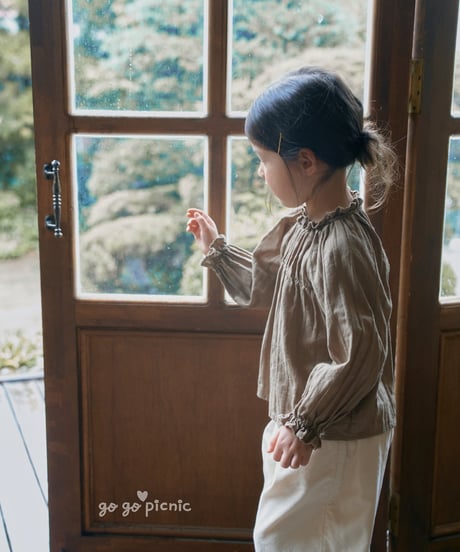4[予約]go go picnic lena blouse