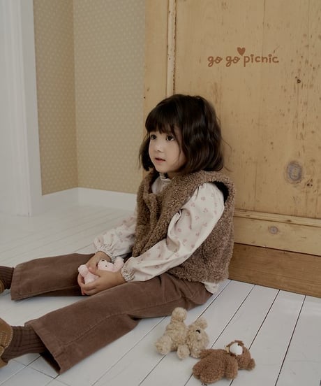 1[予約]go go picnic teddy vest