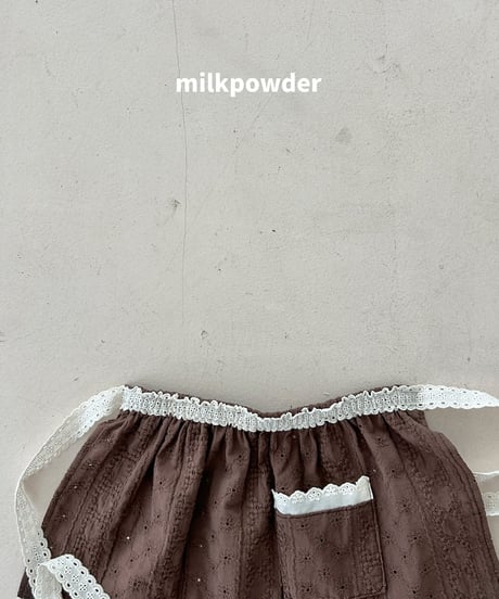 20[予約]milkpowder mimi apron