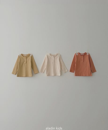 7[予約]aladin soft button tee