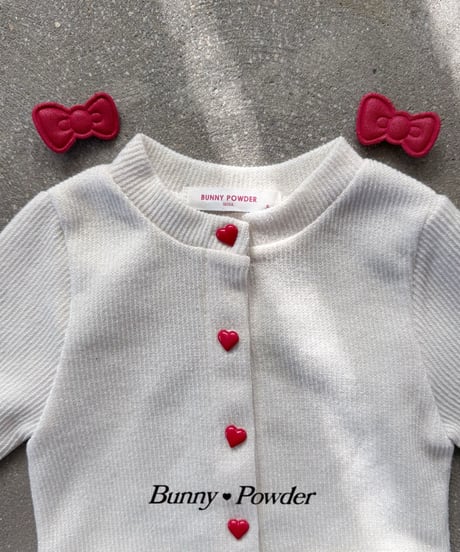 72[予約]bunny powder kiki ribbon pin set