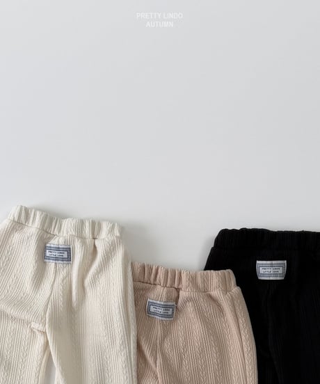 69[予約]LINDO churros pants