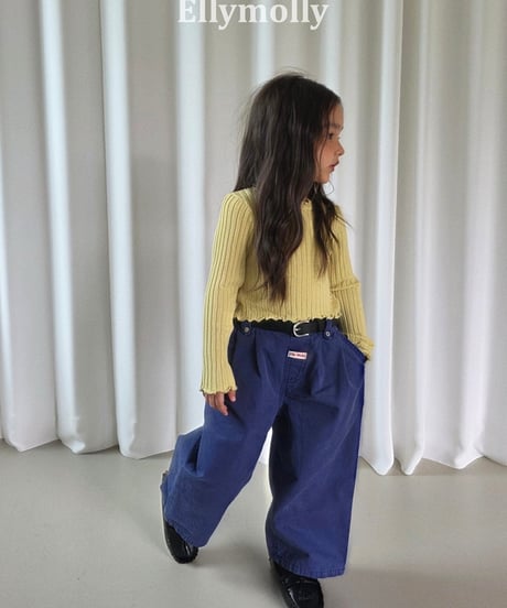 21[予約]ELLYMOLLY sand mood biz pants
