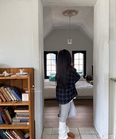10[予約]COMMA check shirt