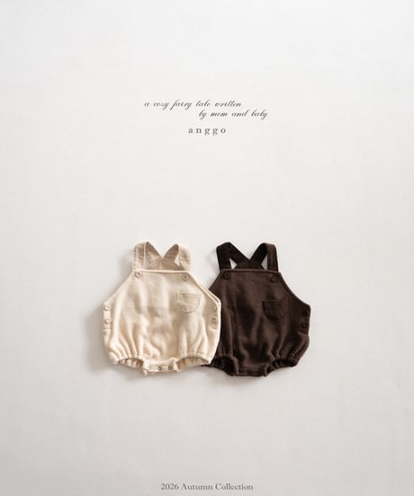 27[予約]anggo shake overall romper