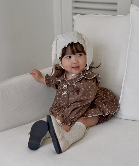 48[予約]marron shine suit(6-18m)