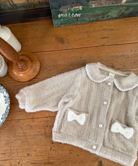 7[予約]marron chloe cardigan(XS-L)