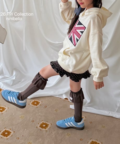 21[予約]ninibello london patch hoodie