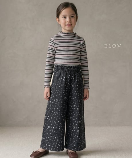 5[予約]elov&monpetitbebe risha stripe tee