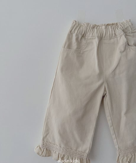 9[予約]aladin delicate lace pants