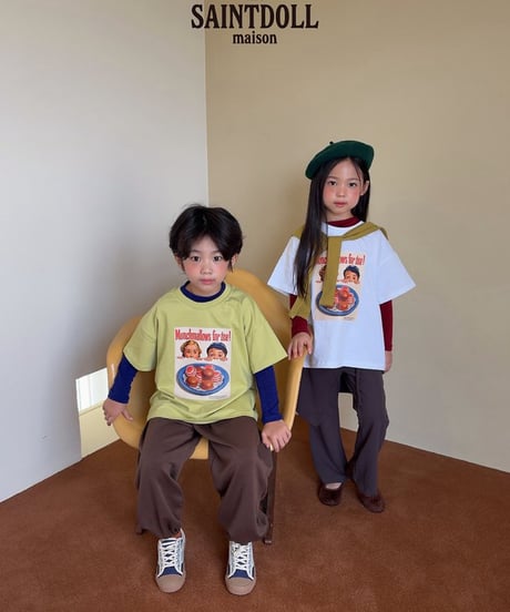16[予約]saintdoll chocolate short sleeve t-shirt