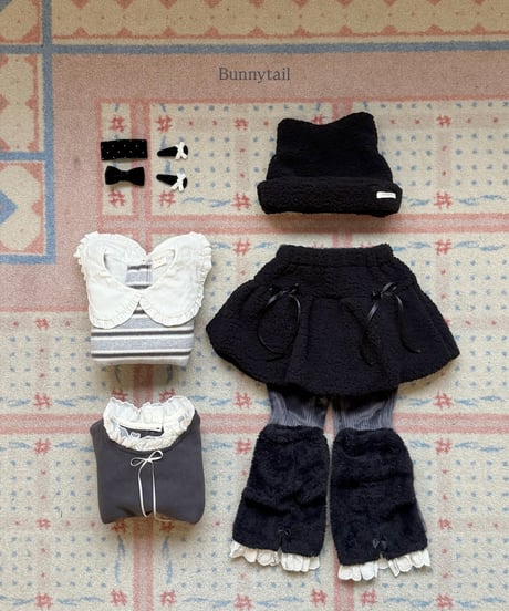 12[予約]bunnytail bunny lace warmer