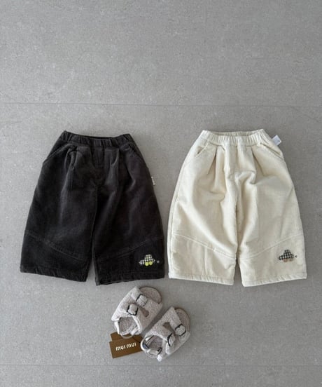 23[予約]ololala mini cacorduroy pants